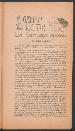La hermana Ignacia : Cuentos selectos