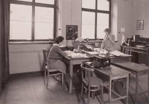Sächsische Landesbildstelle, Anmeldung und Telefonzentrale, 1930