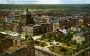 Leipzig: Blick nach dem Reichsgericht