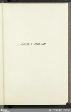 Second Alcibiade