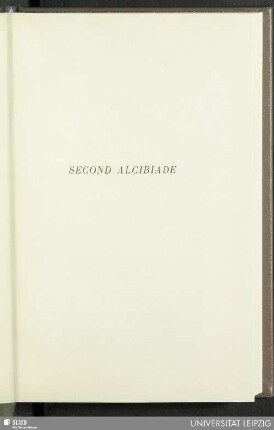 Second Alcibiade