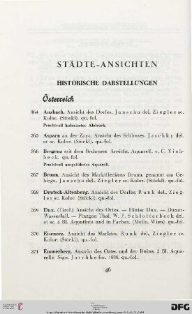 Städte-Ansichten (Nr. 364-601)
