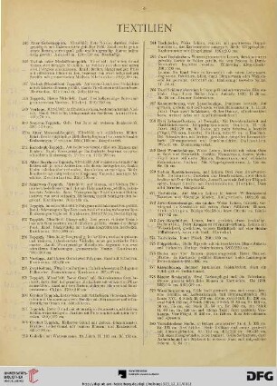 Textilien (Nr. 245-295)