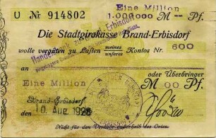 Gutschein - 1 Million Mark