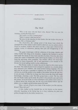 Chapter Two The Well