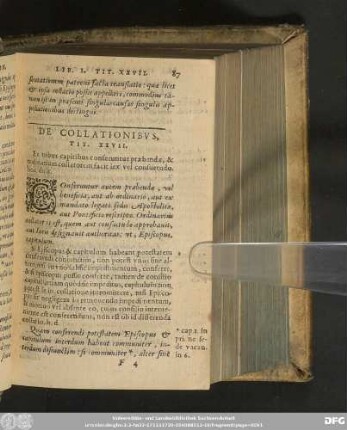De Collationibus, Tit. XXVII.