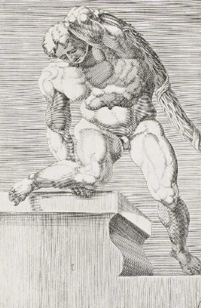 Jünglingsfigur der Sixtinischen Decke
