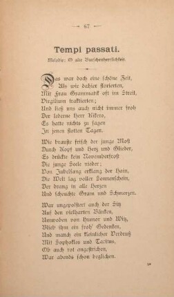 Tempi passati.