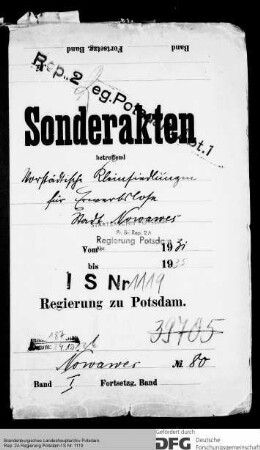 Kleinsiedlungen in Nowawes (Babelsberg), Kr. Teltow