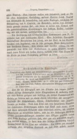 108-110 Kirchenhistorische Theologie