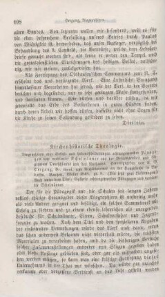 108-110 Kirchenhistorische Theologie