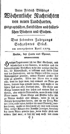 Sechzehntes Stück