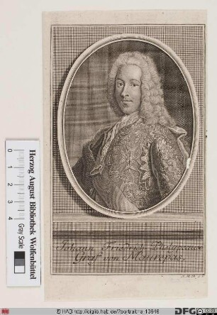 Bildnis Jean-Frédéric Phélypeaux, comte de Maurepas