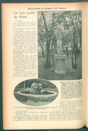 Lo que queda de Rosas : Recorriendo el Parque 3 de Febrero