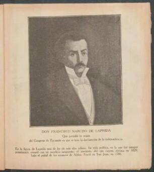 Don Francisco Narciso de Laprida - [Retrato]