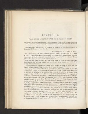 Chapter V. From Mouth of Devil´s River to El Paso del Norte.