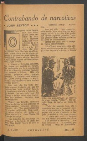 Contrabando de narcóticos : [Novela completa]