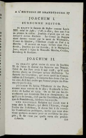 Joachim I. Surnomme Nestor.