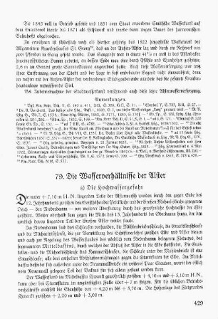 a) Die Hochwassergefahr