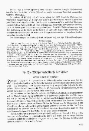 a) Die Hochwassergefahr