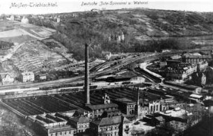 Meißen. Gegend bei der 5. Mühle, Postkarte, Repro (Stadtarchiv Meißen)