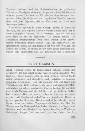 Knut Hamsun