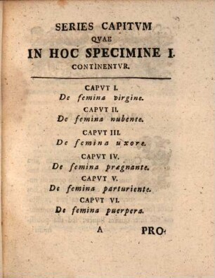 De praecipuis feminarum in Germania iuribus : ex genuinis Germanicarum legum fontibus deducta variisque observationibus illustrata