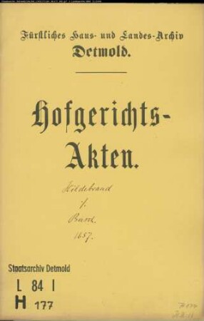 Hillebrand, Gerds Witwe gegen Georg Wilhelm Busch, Kammersekretär - Schuldforderung