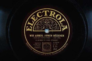Wir armen, armen Mädchen : ("Der Waffenschmied") / (Lortzing)