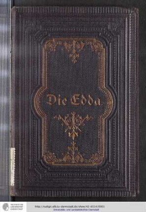 Die Edda : Götterlieder und Heldenlieder