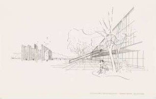Deutsche Gartenschau 1950 auf dem Killesberg, Stuttgart: Ansicht: Ausstellungshalle