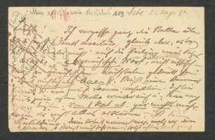 Briefkarte an Marie von Bülow : 22.08.1896