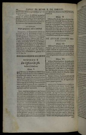 Membrum II. De Officio Christi.