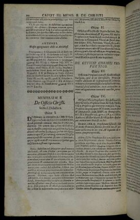Membrum II. De Officio Christi.