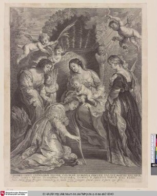 [Die Krönung der Heiligen Katharina durch Christus; The Coronation of St. Catherine by the Child]