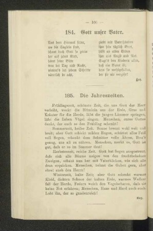 184. Gott unser Vater.