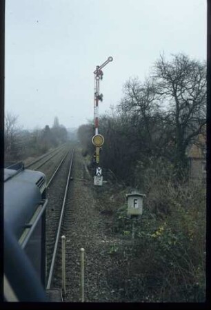 Einfahrsignal Bf. Weinsberg aus Ri. TH