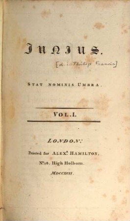 Junius, 1