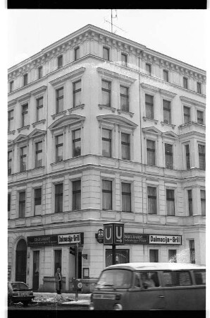 Kleinbildnegativ: Tempelhofer Ufer, Ecke Großbeerenstraße, 1984
