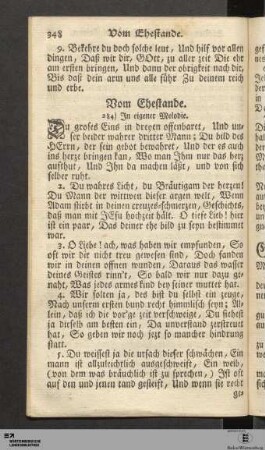 Vom Ehestande.