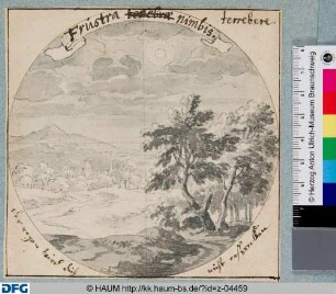 Emblem: Frustra nimbis terrere