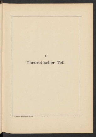 A. Theoretischer Teil