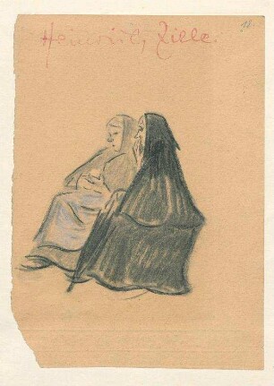 Sitzende Frauen