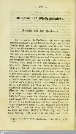 Klingen- und Messerschmiede