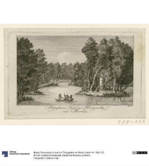 Rousseau’s Insel im Thiergarten vor Berlin