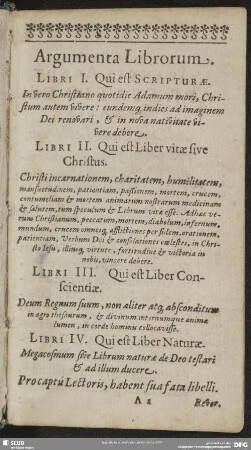 Argumenta Librorum