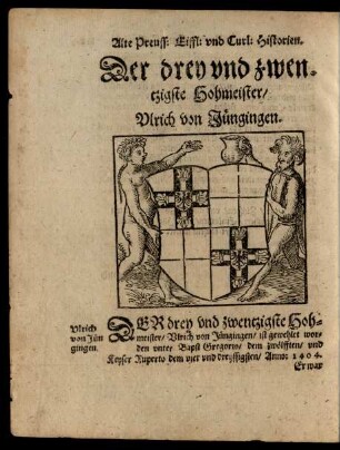 Der drey und zwentzigste Hohmeister ...