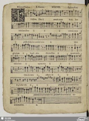 XXXVIII. Jubilate Deo omnis terra