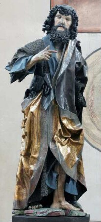 Reste des Hirzenhainer Hochaltarretabels — Johannes der Täufer