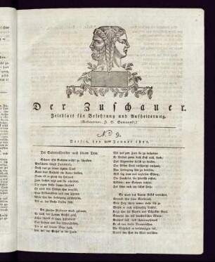No. 9 - 20. Januar 1821